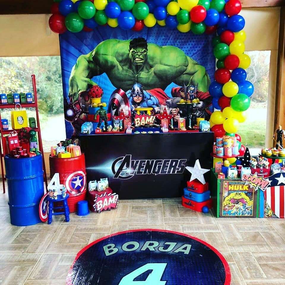 Avengers-themed party